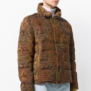 Yves Saint Laurent Multicolor Patterned Puffer Jacket